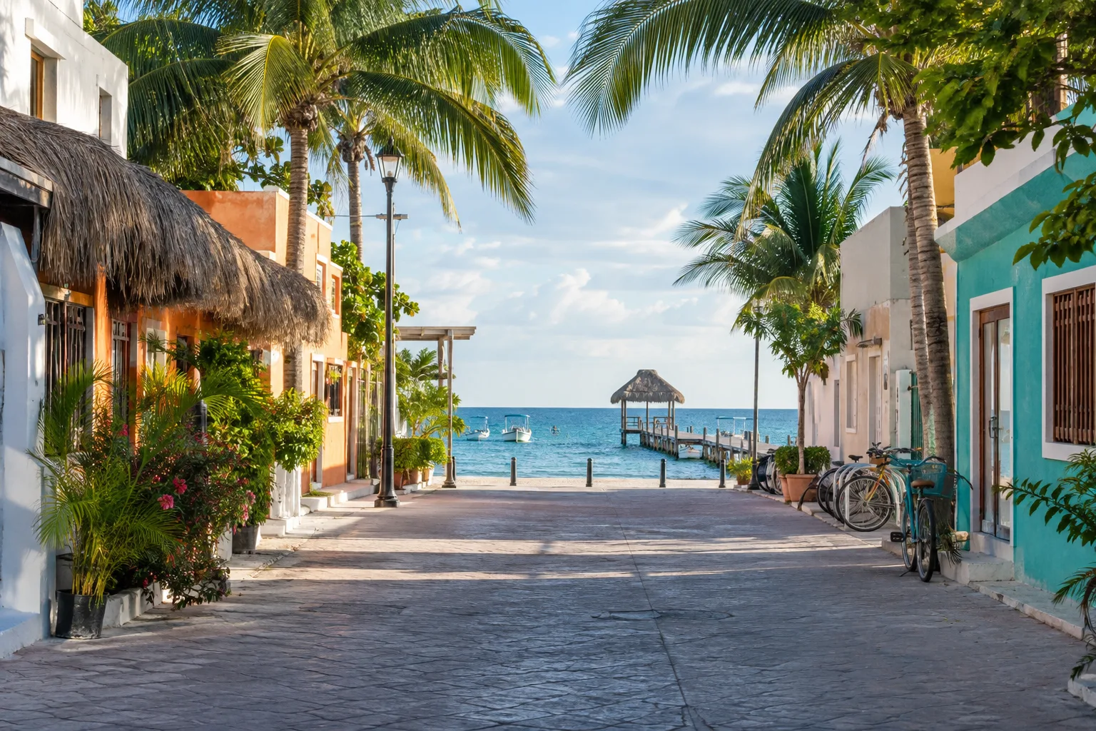 Transfer route to Puerto Morelos